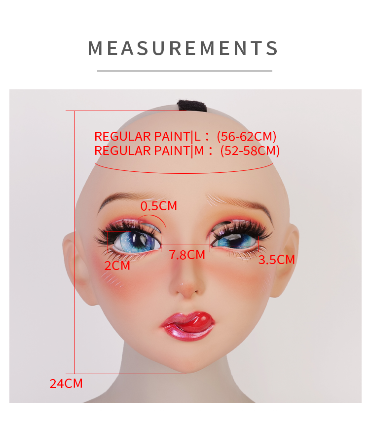 NEOGAN | Cherrie The Female Doll Mask with Gag and Latex Hood