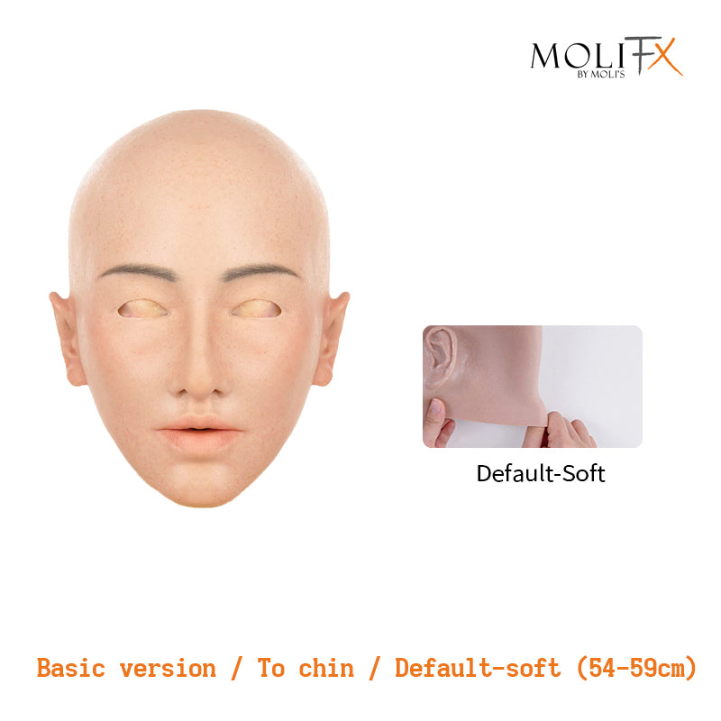 MoliFX | “Linglong” Ningzhi Makeup | The Oriental Beauty Female Mask with Breasts C Cup X04 - InTheMask by Moli's