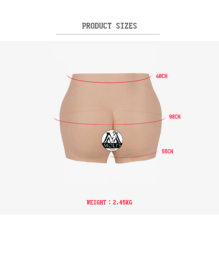 "Easy Pant 2" Hips Enchancement Pant with Built-in Tubes - InTheMask by Moli's