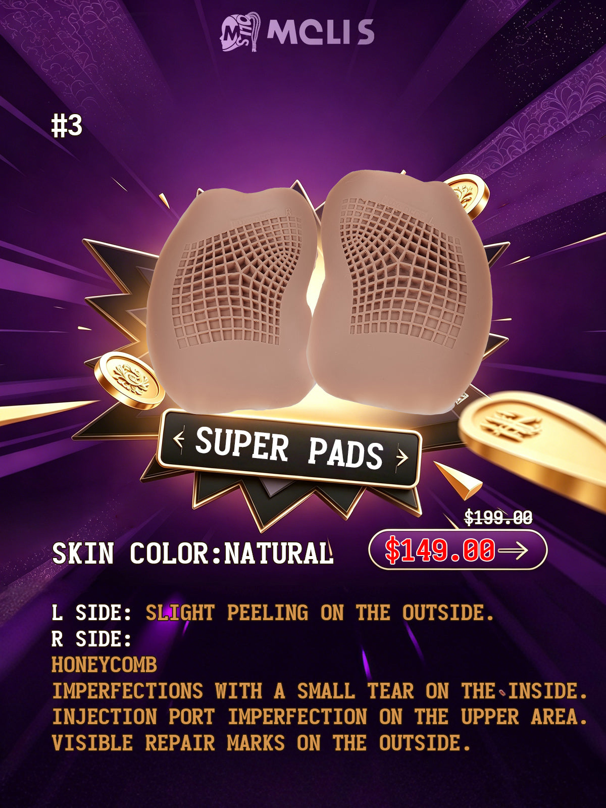 【Flash Sale 25% OFF】"Super Pads" for Hip Padding and Girdle Enhancement by Luxentra | Kigurumi & Drag