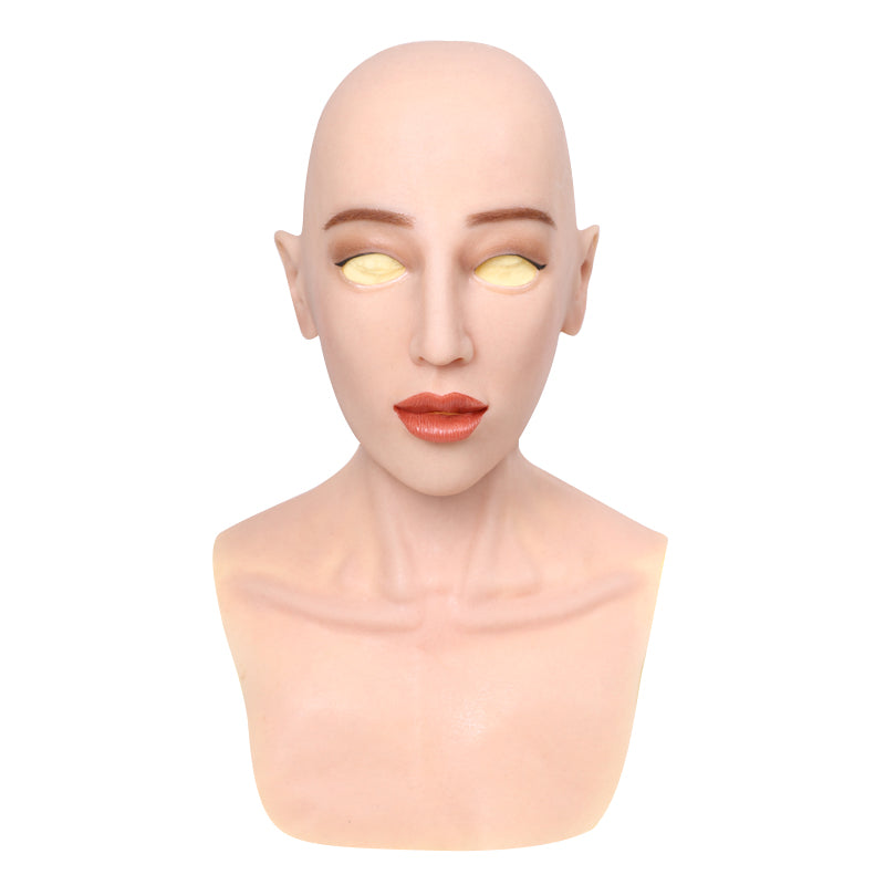 "Rona" The Silicone Female Mask(with Upper Chest) - InTheMask by Moli's