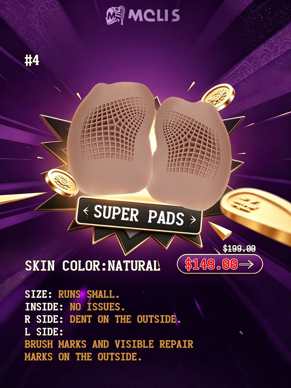 【Flash Sale 25% OFF】"Super Pads" for Hip Padding and Girdle Enhancement by Luxentra | Kigurumi & Drag