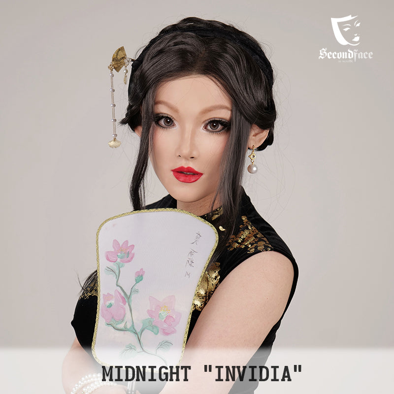 SecondFace | Midnight "Invidia" Silicone Female Mask F02M