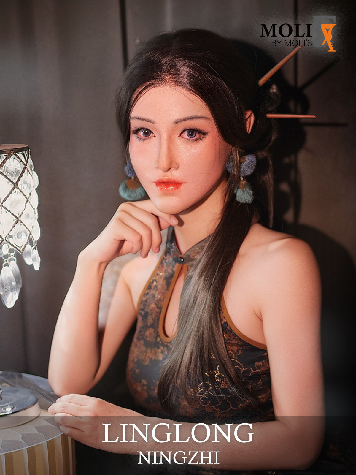 MoliFX | “Linglong” Ningzhi Makeup | The Oriental Beauty Female Mask with Breasts C Cup X04