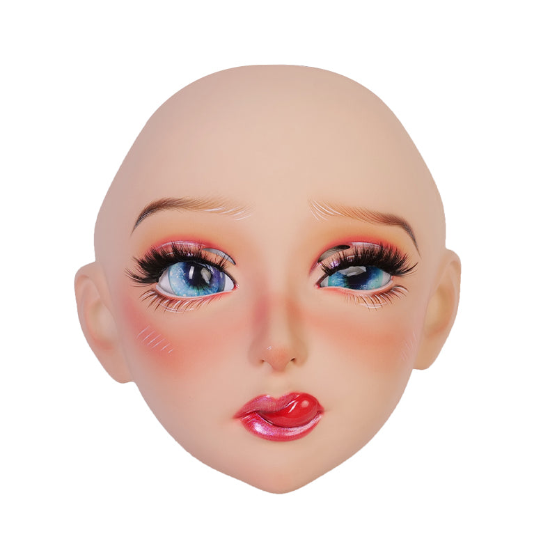 NEOGAN | Cherrie The Female Doll Mask with Gag and Latex Hood - InTheMask by Moli's