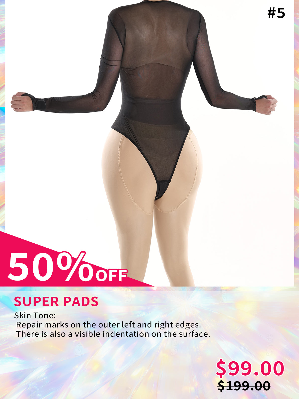 【Flash Sale 50% OFF】"Super Pads" for Hip Padding and Girdle Enhancement by Luxentra | Kigurumi & Drag