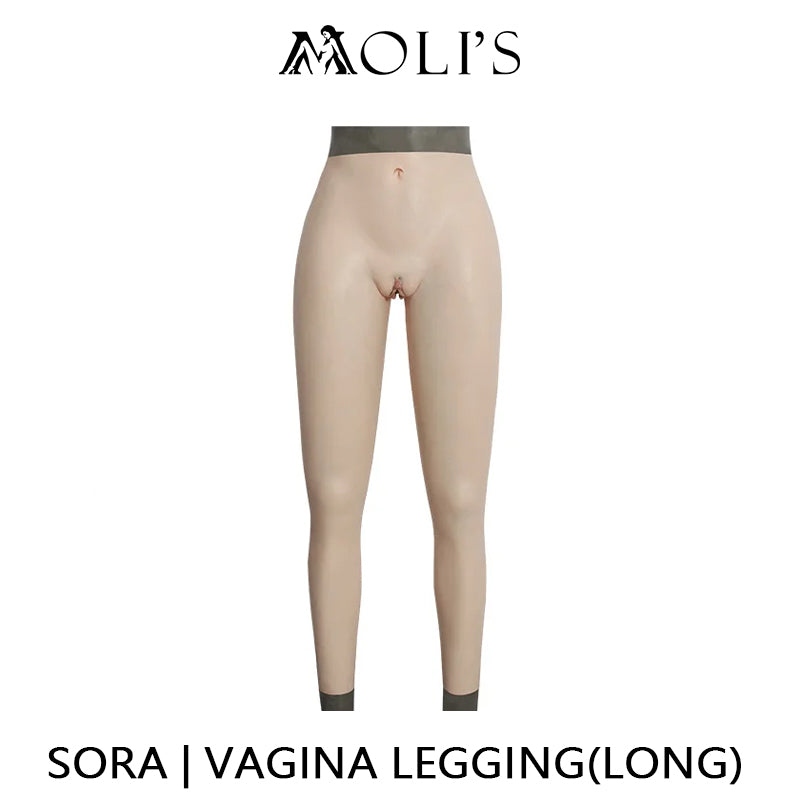 „Sora“ Prothetische Silikon-Hose für die weibliche Vagina (lange Version) 