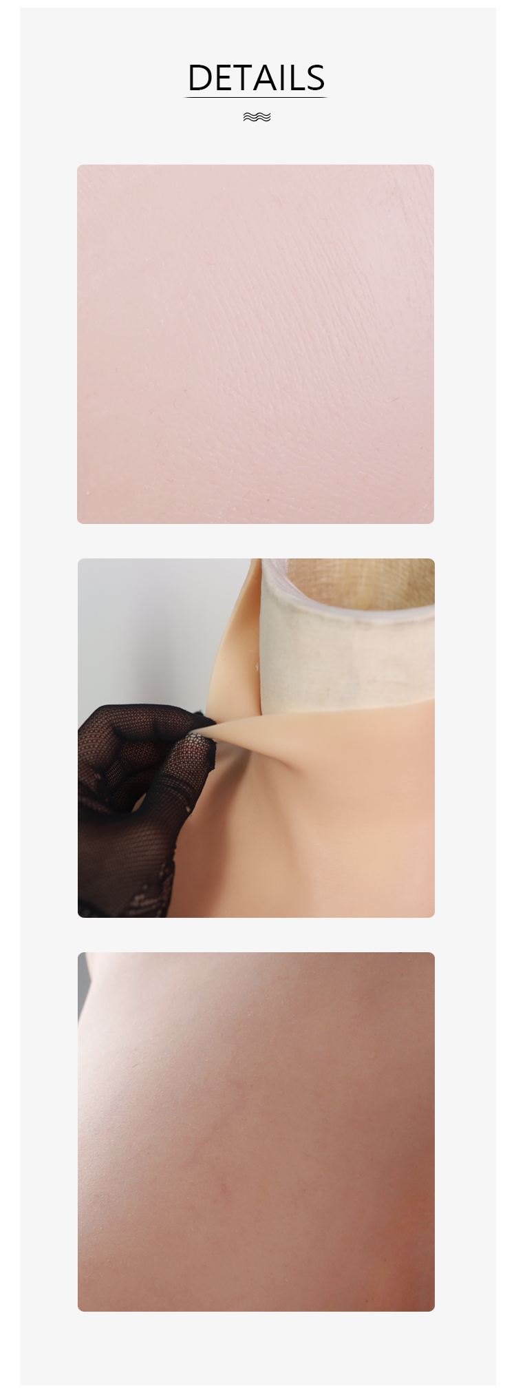 „Zero Touch“ Brüste | Silikon-Brustplatte mit Körbchengröße „B“ für Crossdresser 