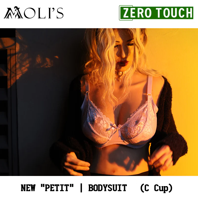 Zero Touch New "Petit" Brand New Silicone Female Bodysuit with Padded Girdle C Cup - InTheMask by Moli's