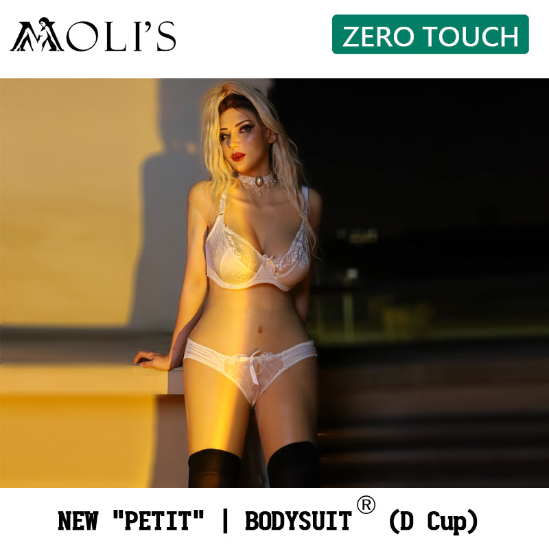 Zero Touch New "Petit" Brand New Silicone Female Bodysuit with Padded Girdle D Cup