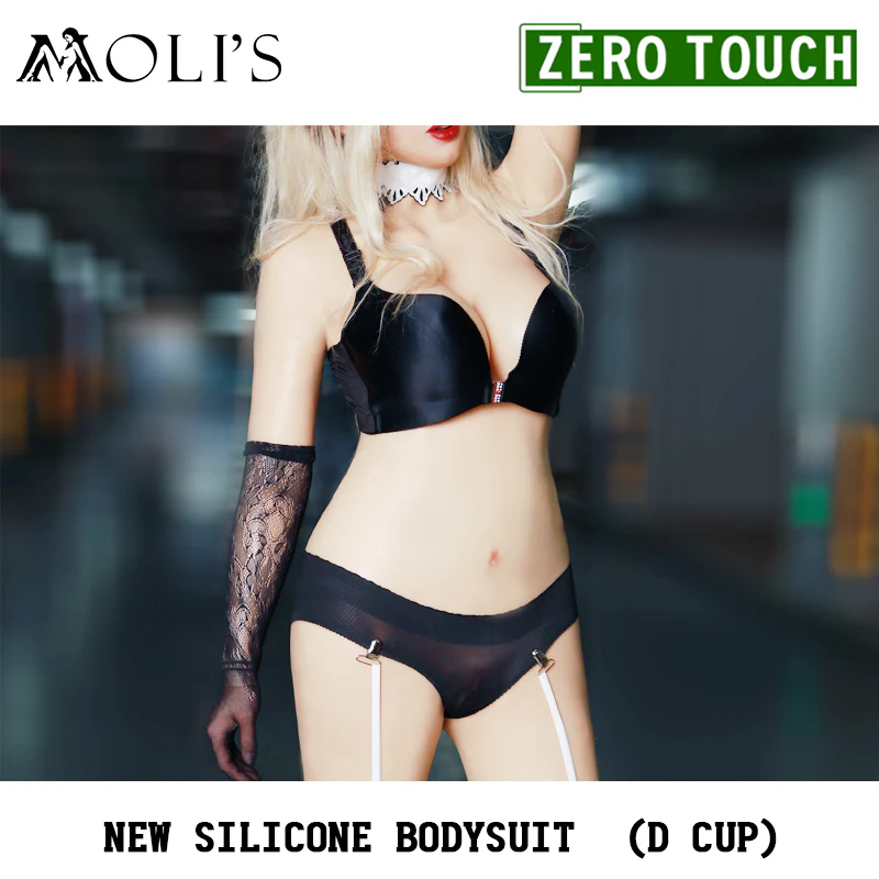 Zero Touch | Brand New Silicone Female Bodysuit with Arms and Padded Girdle D Cup - InTheMask by Moli's