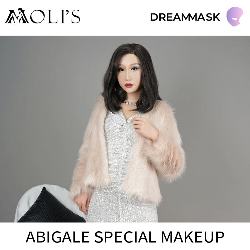 M25 Abigale The Female Silikonmaske Spezial-Make-up mit optionalen Brüsten