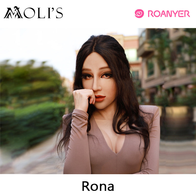 „Rona“ Die Silikon-Frauenmaske (mit Oberbrust) 