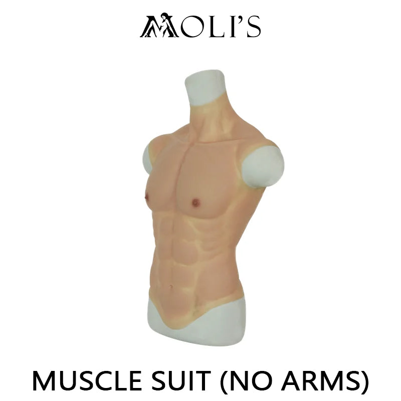 New Silicone Muscle Suit without Arms