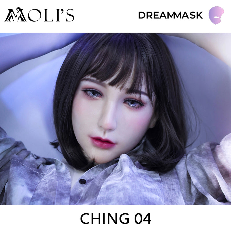 „Ching04“ Die Silikon-Frauenmaske ist fertig für Make-up 
