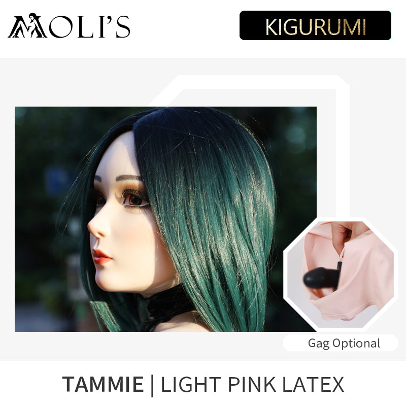 Tammie | Geknebelte weibliche Puppenmaske von Moli's
