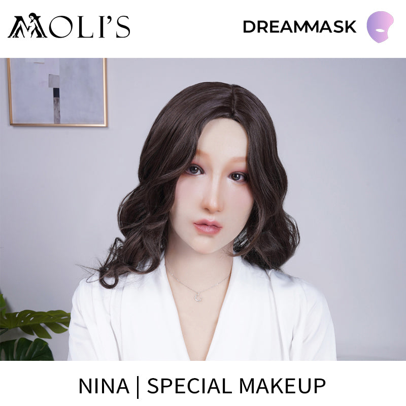 „Nina“ Die Silikonmaske Spezial-Make-up-Version