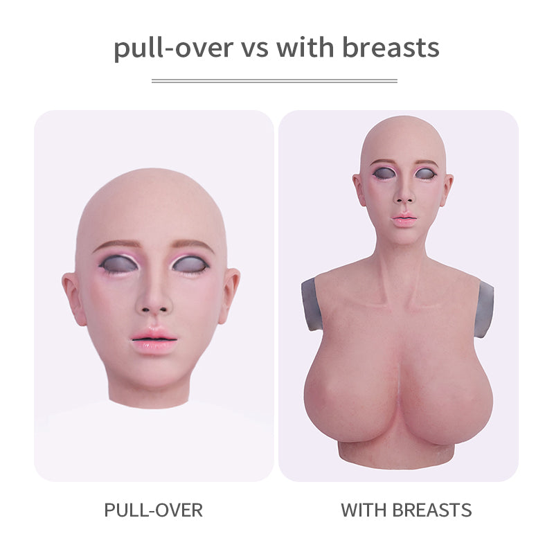 SecondFace von MoliFX | „Luxuria“ Human Makeup Die weibliche Maske mit I-Cup-Brüsten