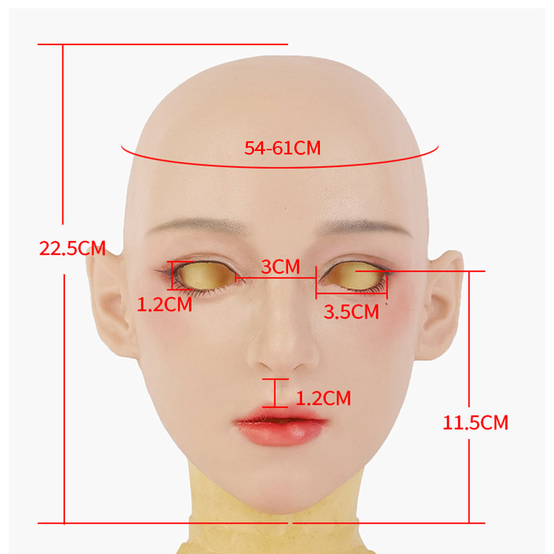 SecondFace | Devil "Invidia" Silicone Female Mask 2 Types