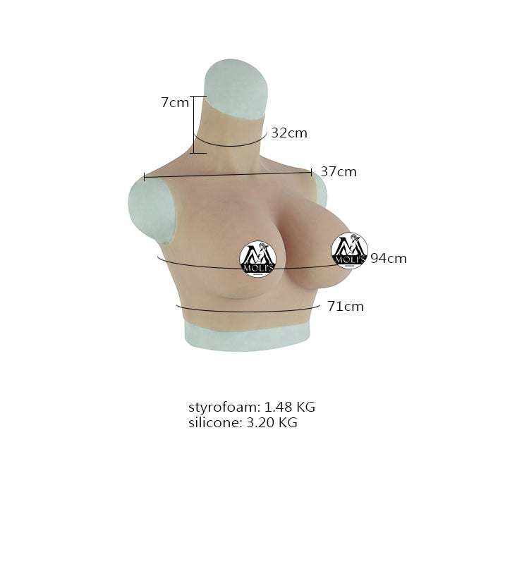 S-LINE | NEW F CUP SILICONE BREASTS ENHANCED DETAILS