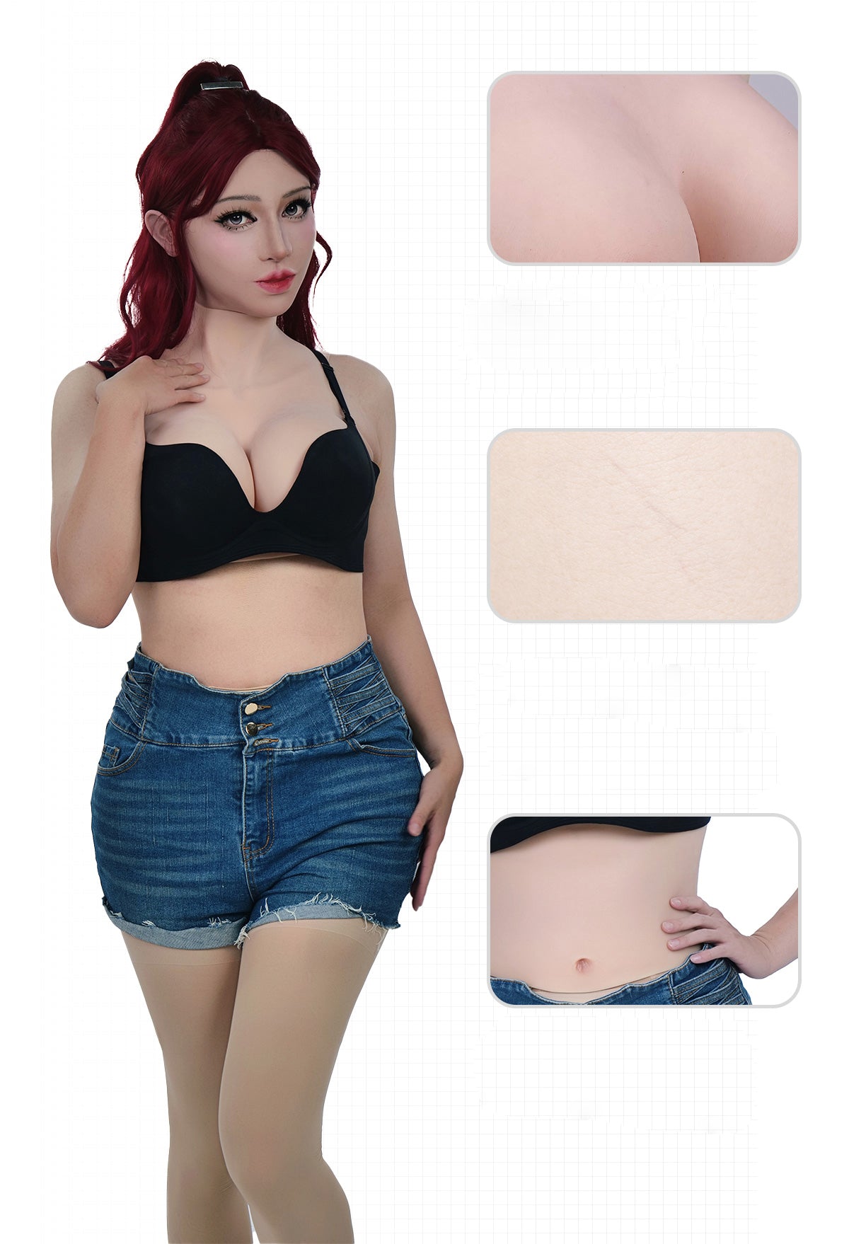 ZERO TOUCH 2 | G Cup Silicone Breastplate, Realistic Breast Forms