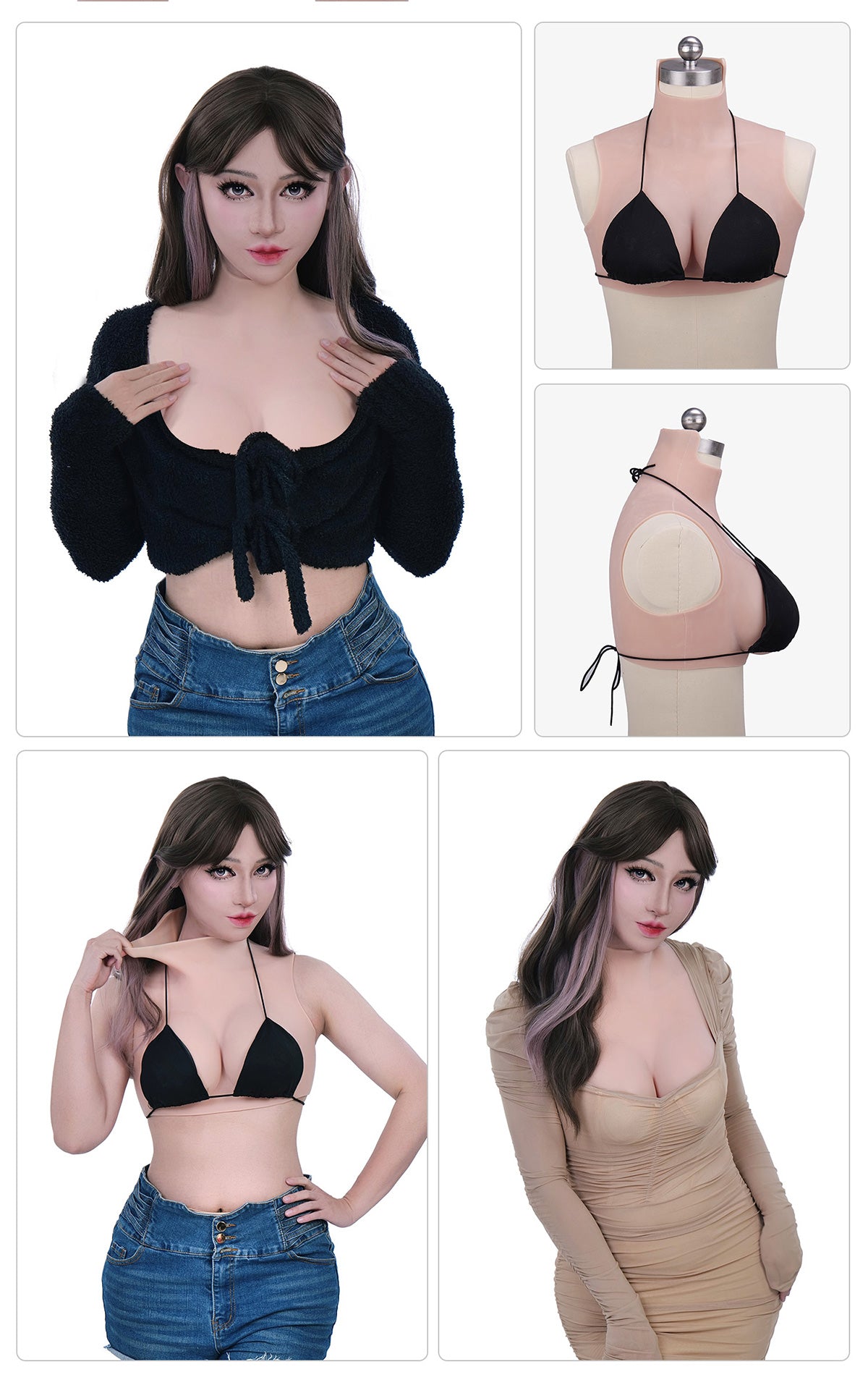 ZERO TOUCH 2 | E Cup Silicone Breastplate for Crossdressers