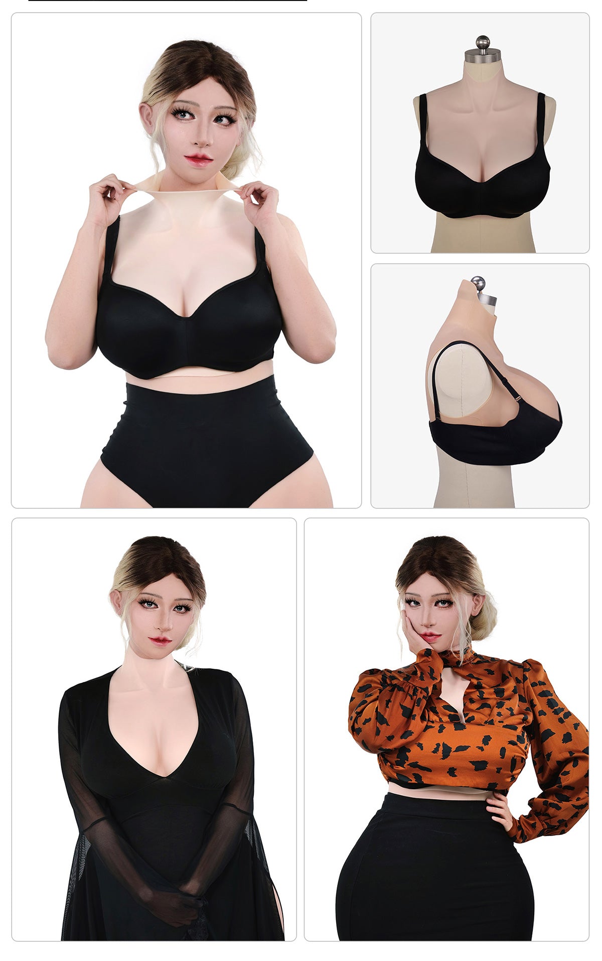 SecondFace | Luxuria's Boobs L Cup Silicone Breastplate