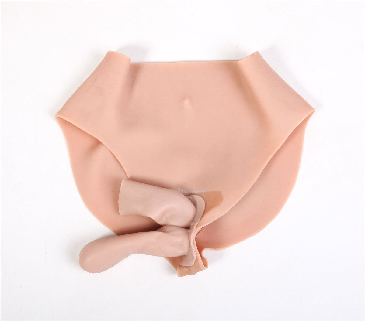 „Cheryl“-Prothesen-Silikon-Vagina-Gürtelhose für Frauen, durchdringbar mit Schlauch 