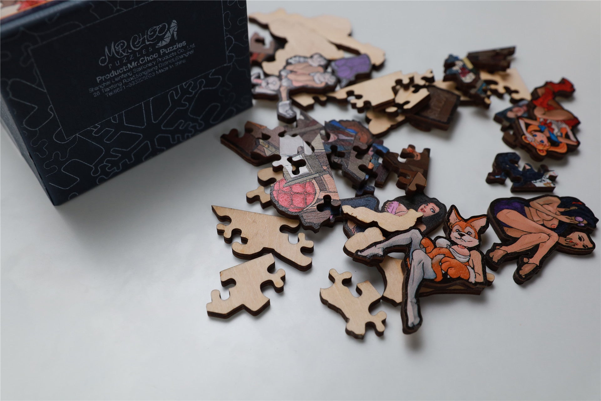 Fetish Puzzle | Moli's x Mr.Choo Laser Cut Wooden Puzzle for Fetishists