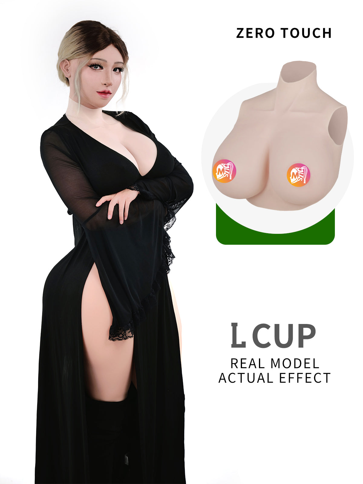 SecondFace | Luxuria's Boobs L Cup Silicone Breastplate