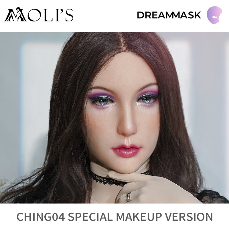 „Ching04 Special Makeup Version“ der Silikon-Frauenmaske 