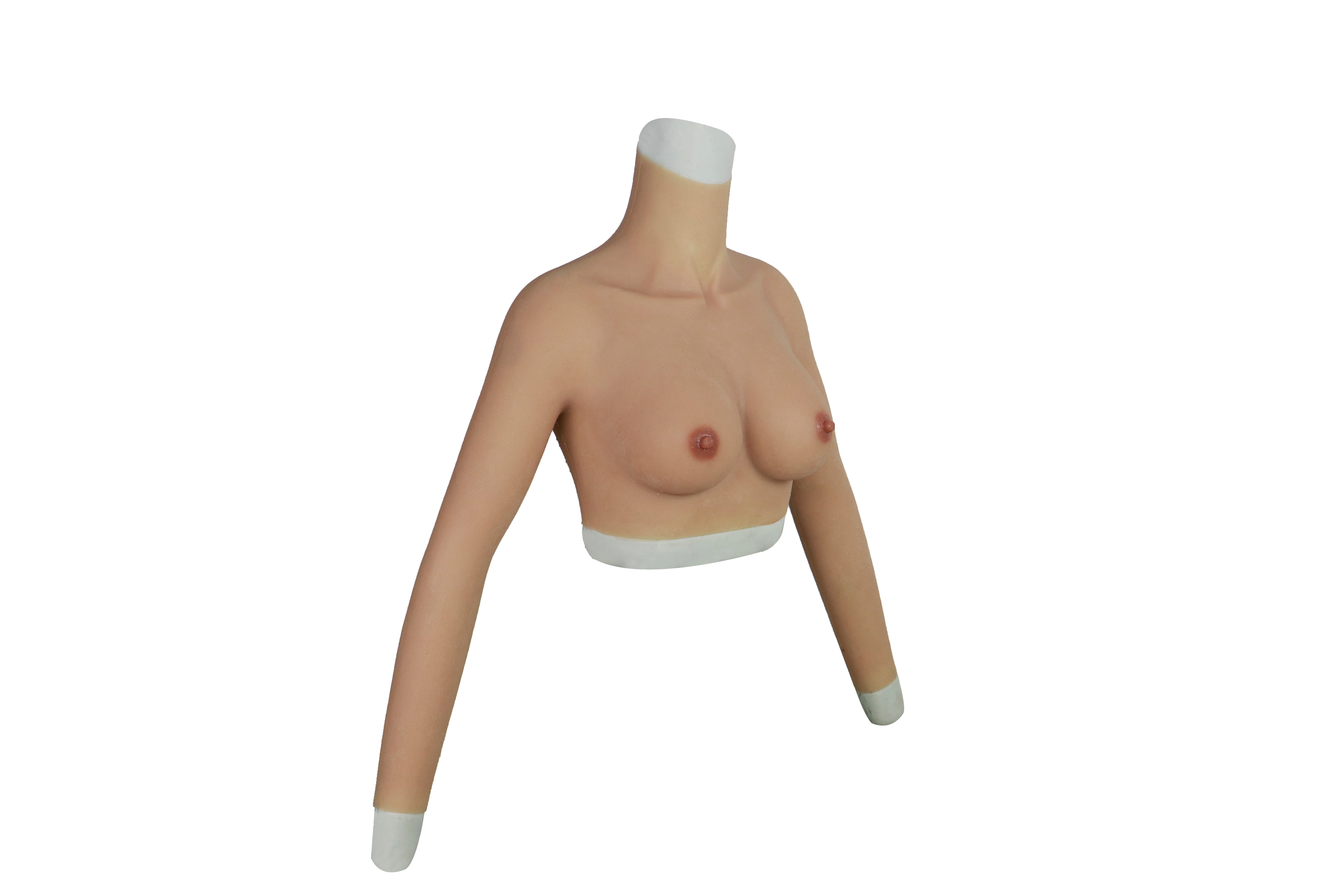 Long-Sleeved Silicone Breasts C Cup with Arms