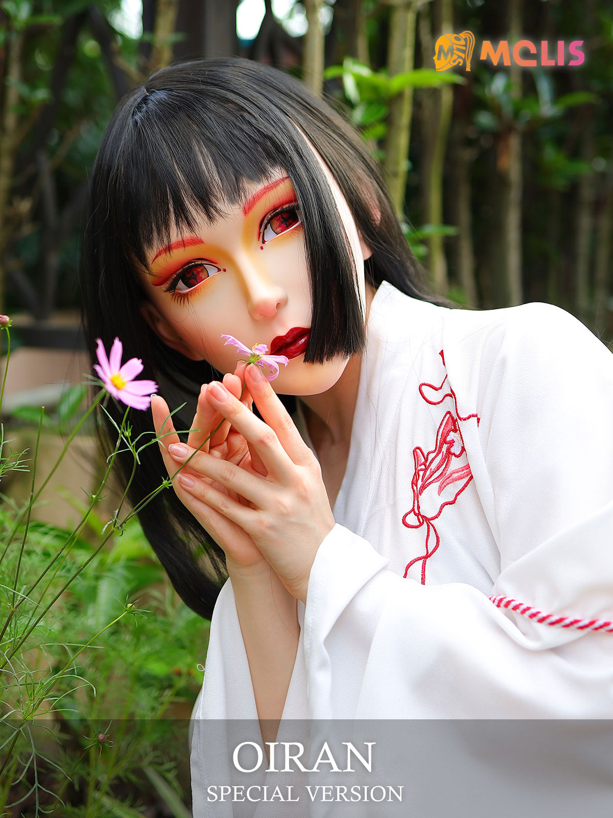 Furgie "Oiran" Special Version | Gagged Female Doll Mask by Molis D01SH - InTheMask by Moli's