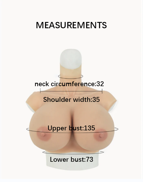 Zero Touch | "X CUP" Huge Tits Silicone Breastplate for Breasts Expansion