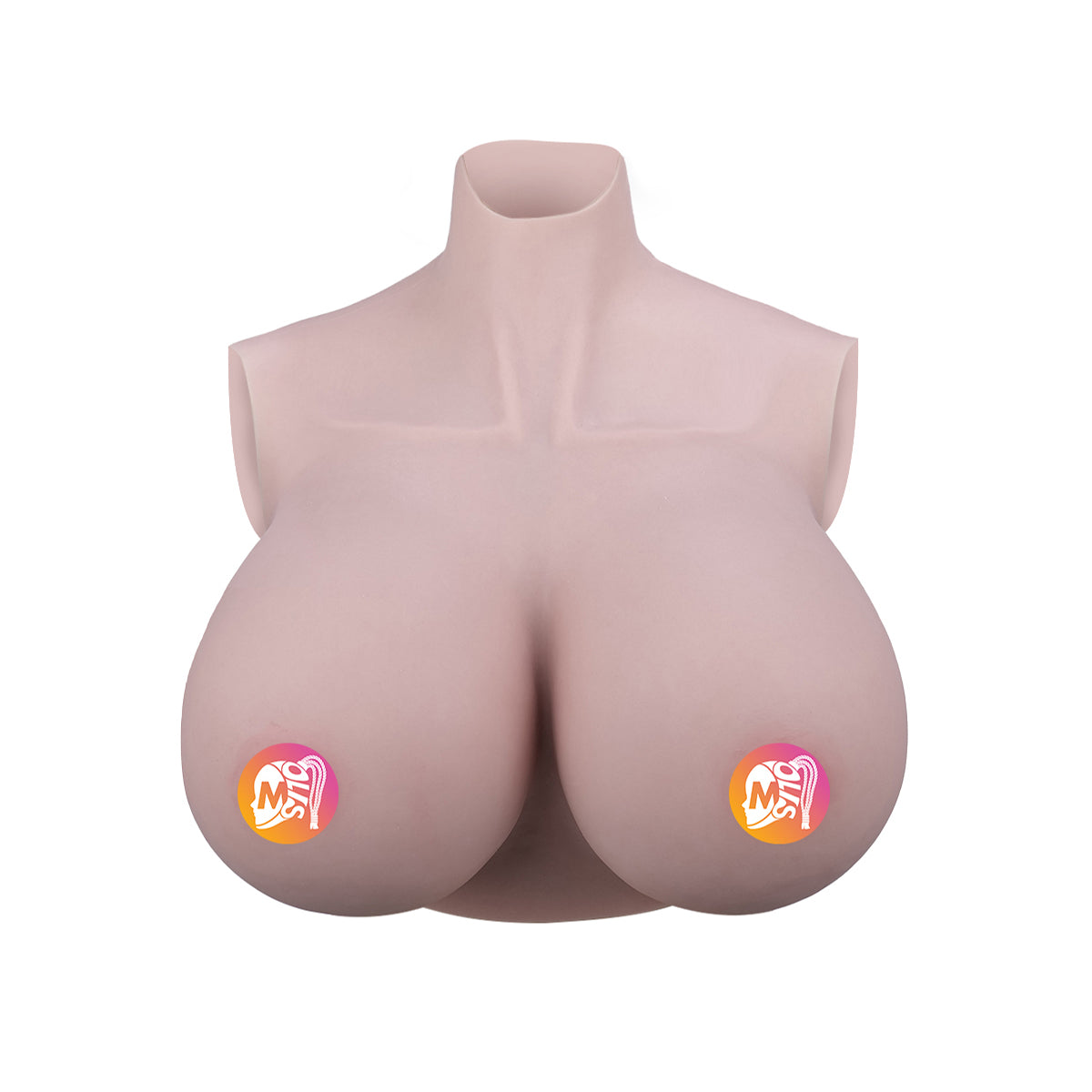 ZERO TOUCH 2 | X Cup Silicone Breastplate, Extra-Large Breast Forms