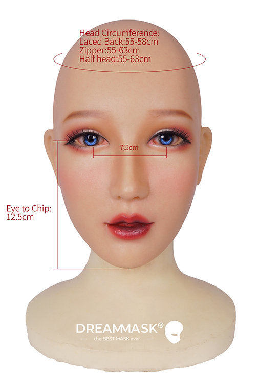 „Lilly“, das Nacht-Make-up mit Silikon-Maske für Frauen