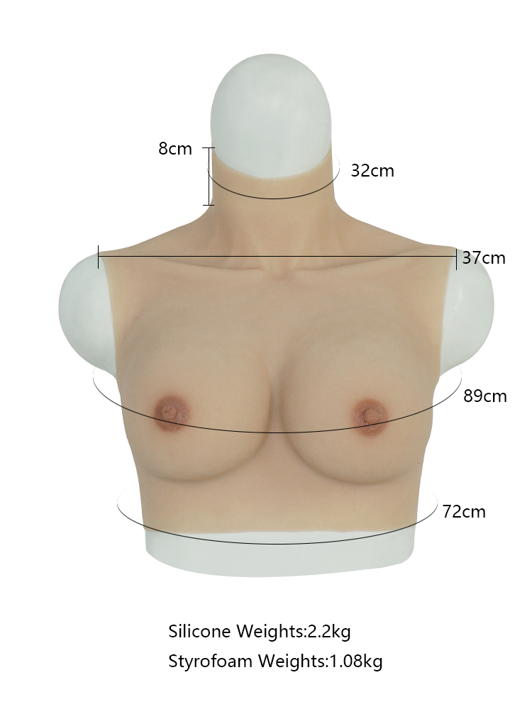 S-LINE | NEW D CUP SILICONE BREASTS ENHANCED DETAILS - InTheMask by Moli's