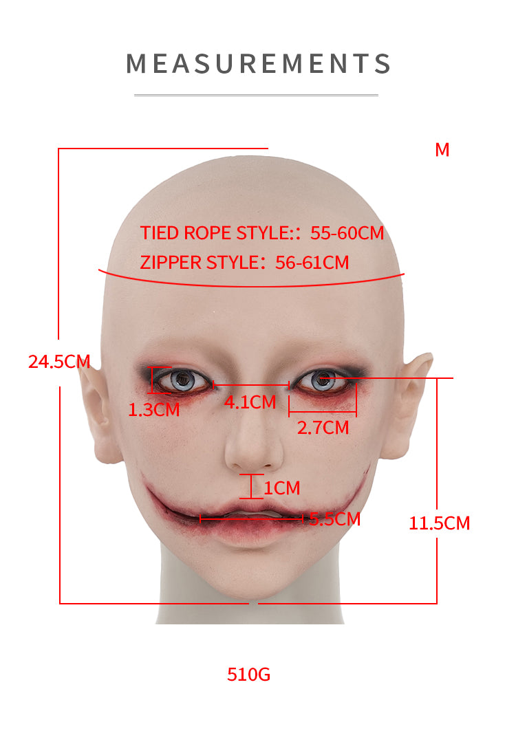 "Blood Kiss" 2026 Halloween Special Makeup Female Mask Inspired by Acedia