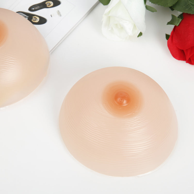 Silicone Breast Forms(Cup A-Z) for Zentai Breast Implants(Cleavage Pockets and 3D Breasts)Round Breast Forms