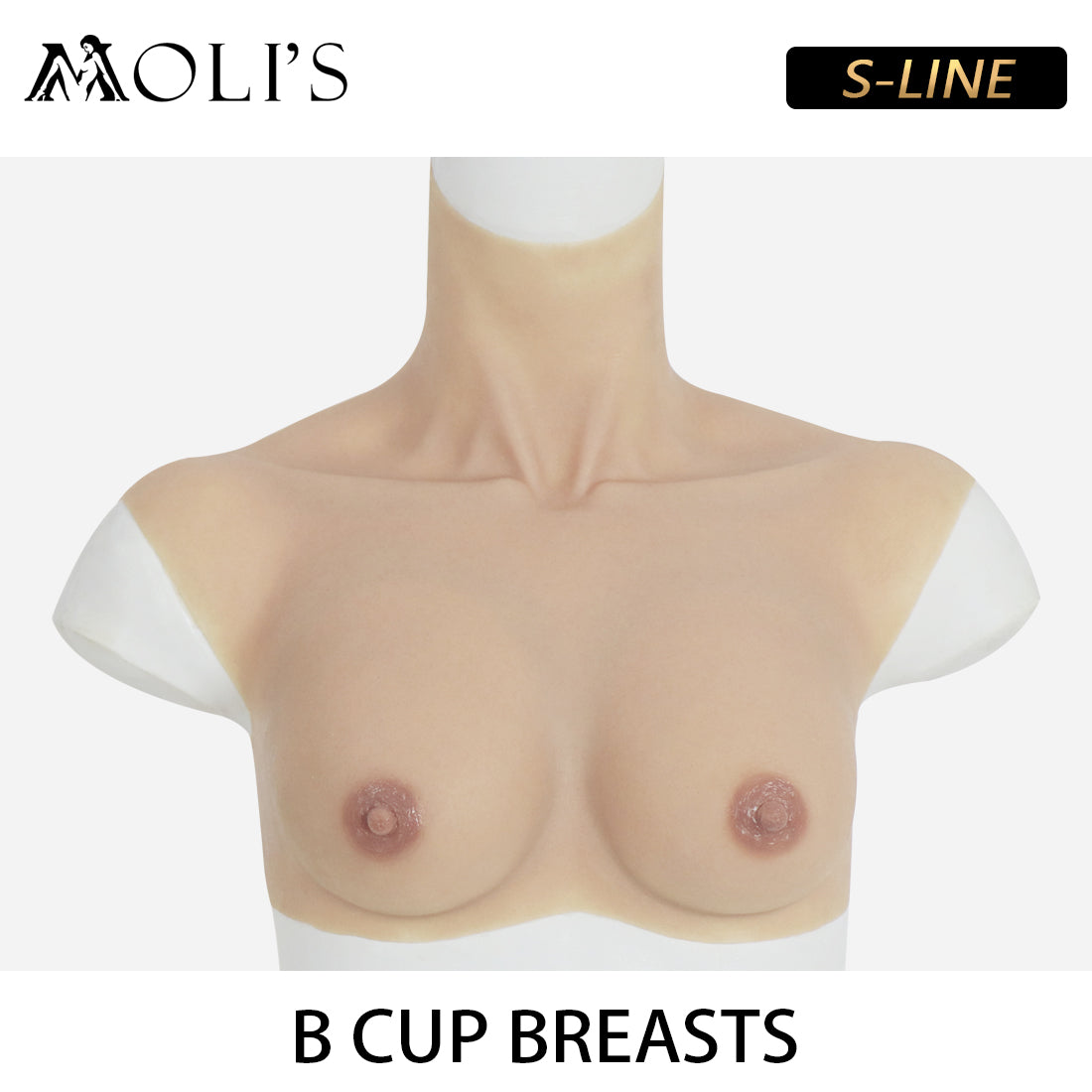 S-LINE | New B Cup and C Cup Silicone Breasts Enhanced Details - InTheMask by Moli's