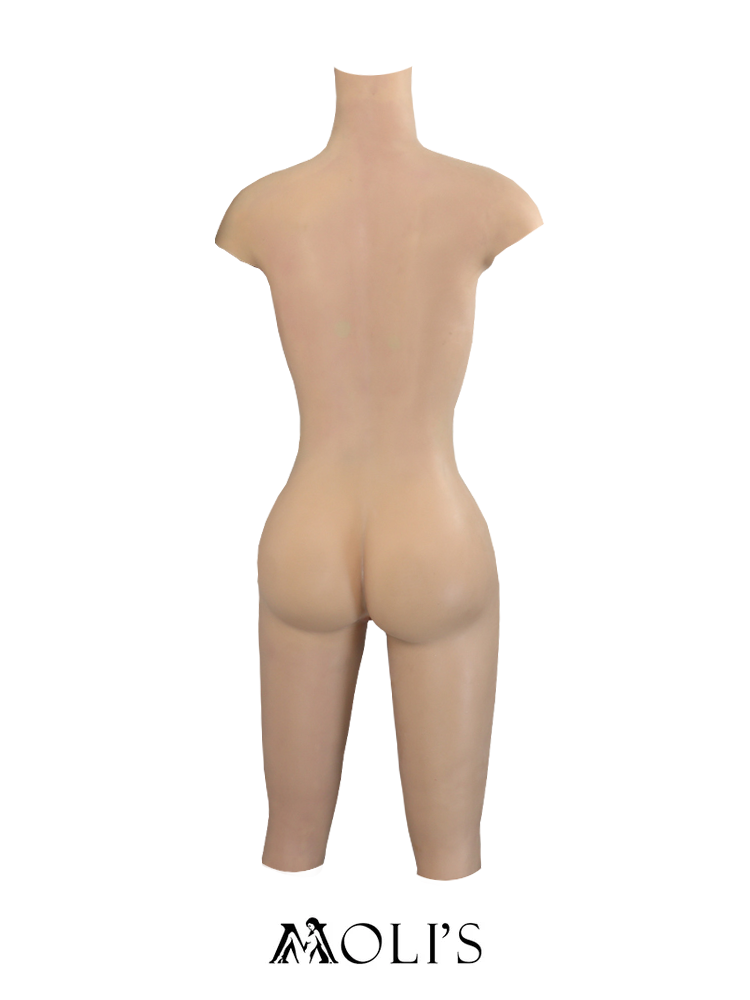 Zero Touch New "Petit" Brand New Silicone Female Bodysuit with Padded Girdle C Cup