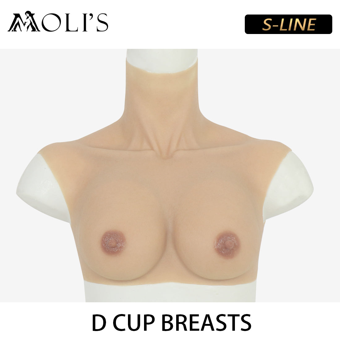 S-LINE | NEW D CUP SILICONE BREASTS ENHANCED DETAILS - InTheMask by Moli's