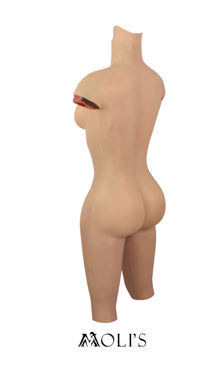 Zero Touch New "Petit" Brand New Silicone Female Bodysuit with Padded Girdle G Cup - InTheMask by Moli's