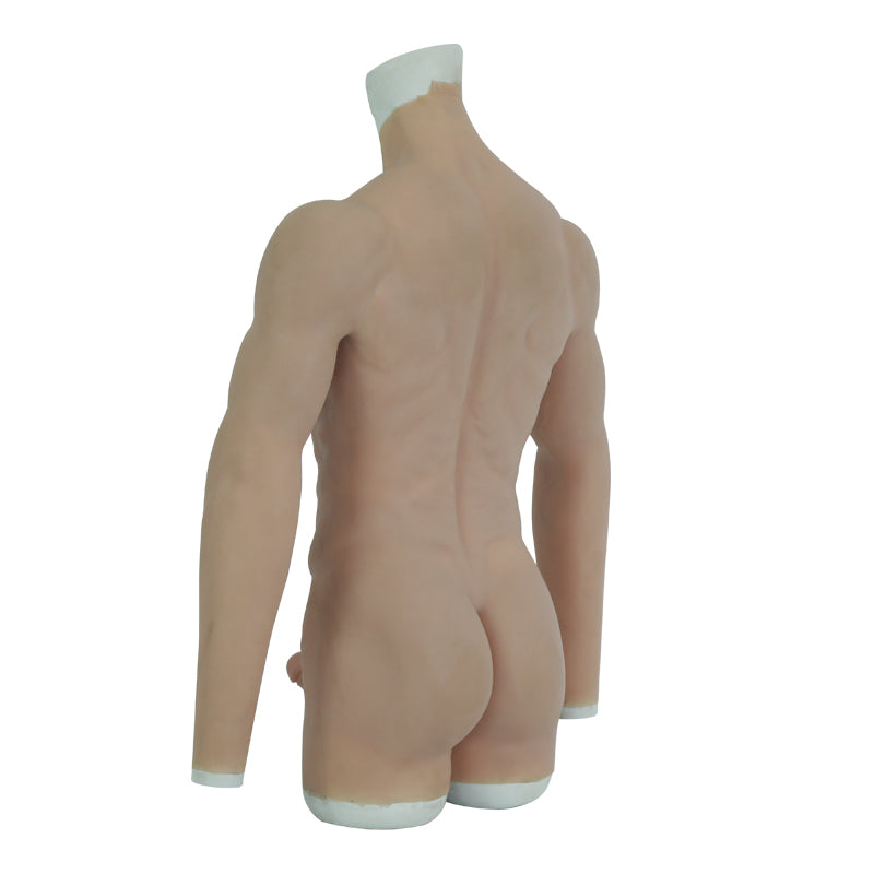 Gerald | FtM Silicone Muscle Bodysuit with Realistic Penis - InTheMask by Moli's