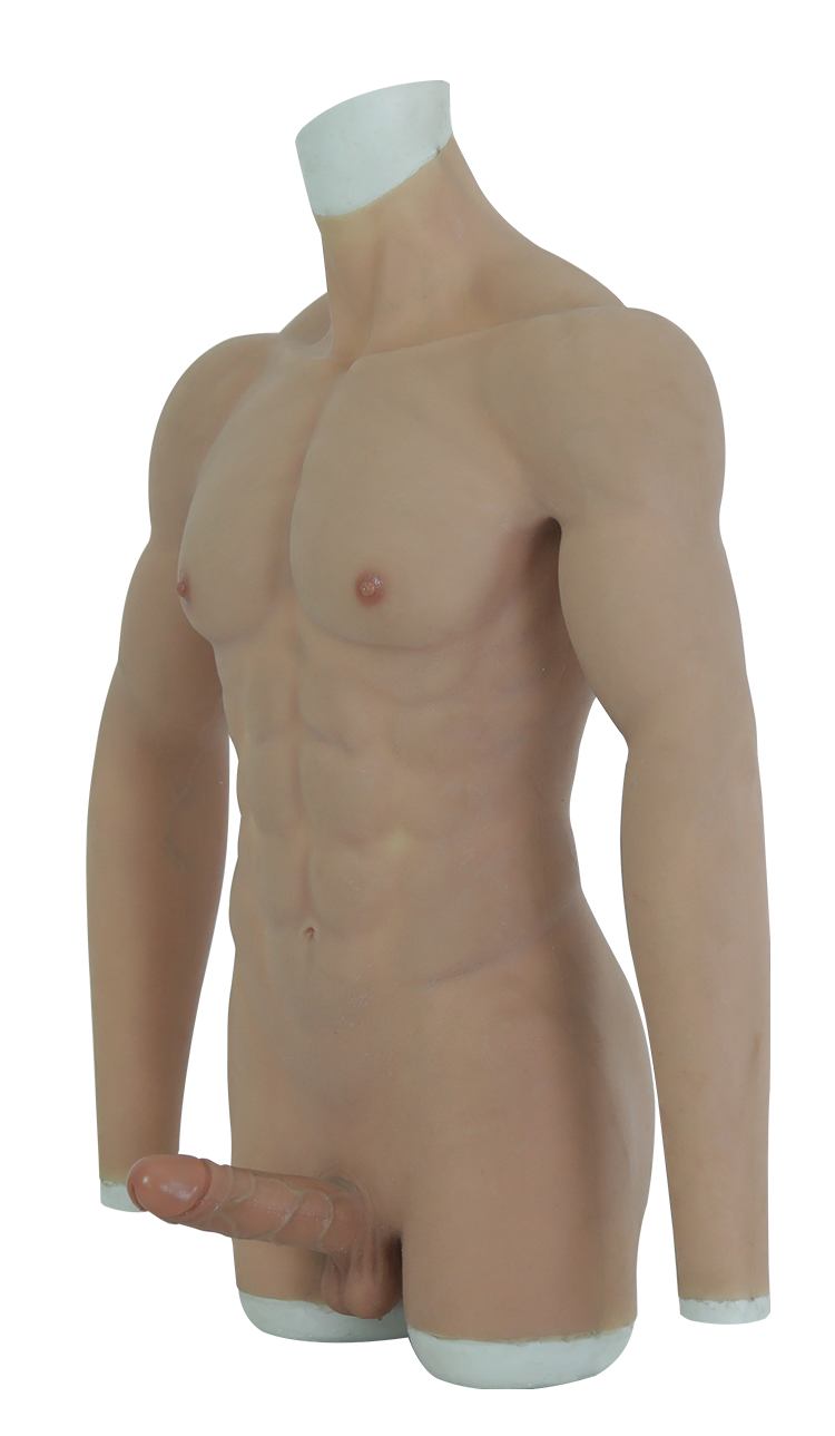 Gerald | FtM Silicone Muscle Bodysuit with Realistic Penis - InTheMask by Moli's