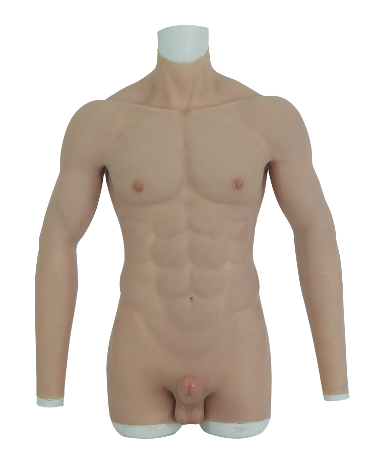 Gerald | FtM Silicone Muscle Bodysuit with Realistic Penis - InTheMask by Moli's