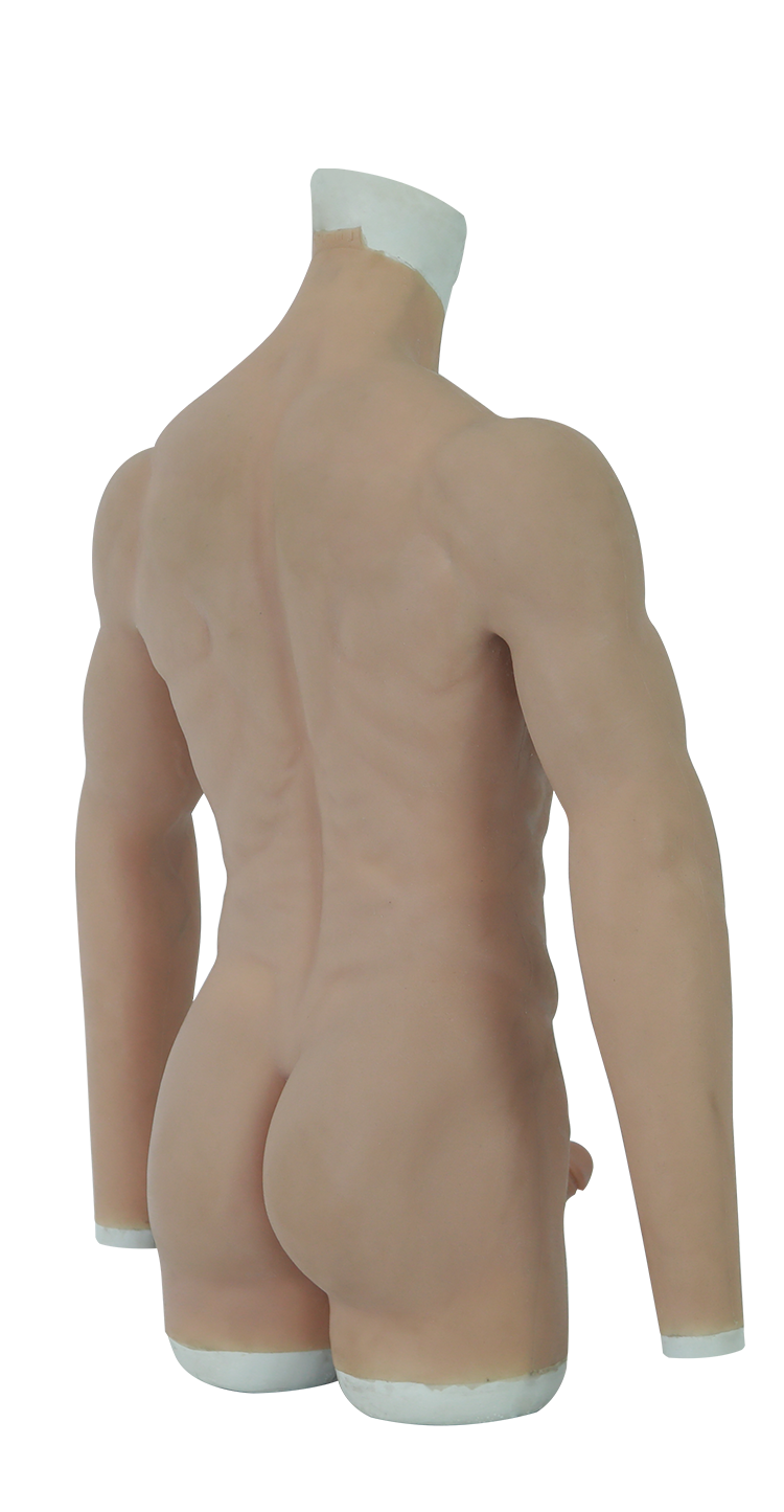 Gerald | FtM Silicone Muscle Bodysuit with Realistic Penis - InTheMask by Moli's