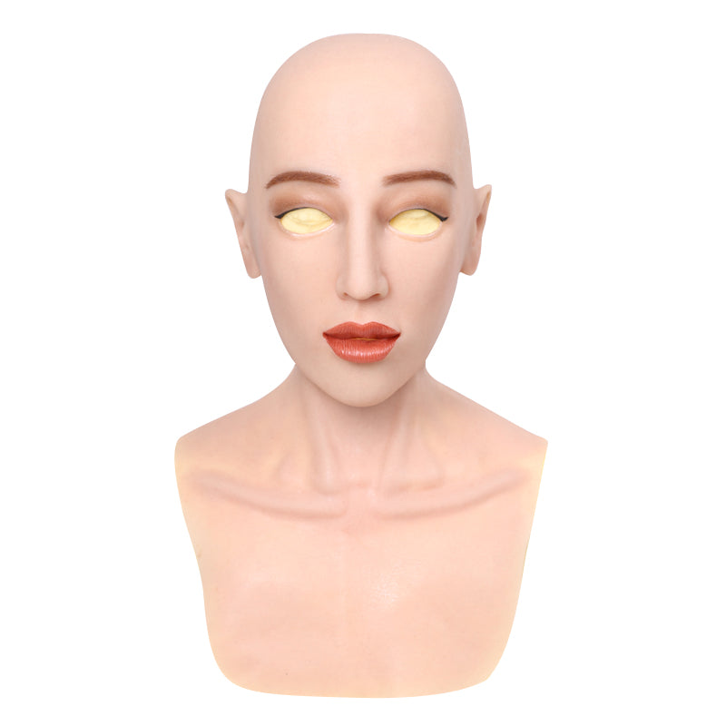 "Rona" The Silicone Female Mask(with Upper Chest)