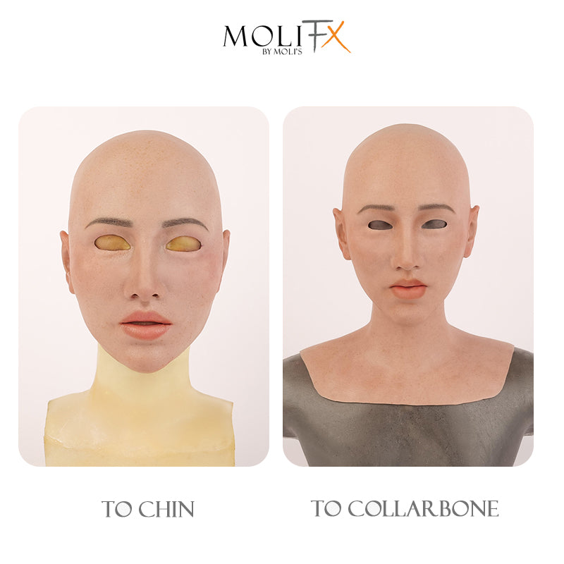 MoliFX | “Molly2” SFX-Level Silicone Female Mask X03C - InTheMask by Moli's