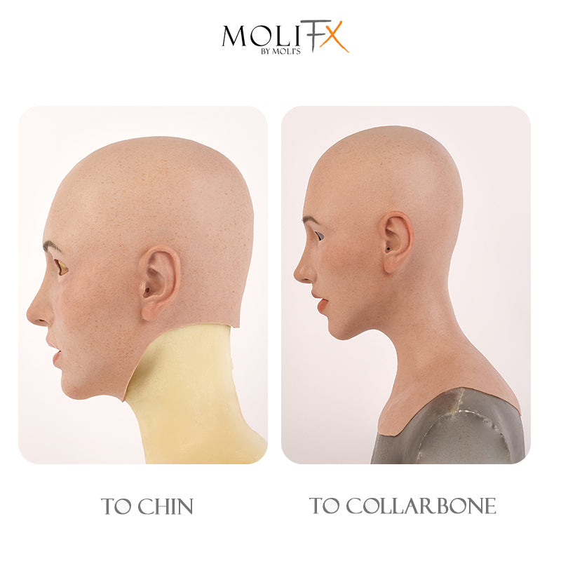 MoliFX | “Molly2” SFX-Level Silicone Female Mask X03C - InTheMask by Moli's